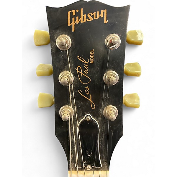 Used Gibson 1950S Tribute Les Paul Studio Gold Solid Body Electric Guitar