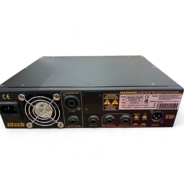 Used Markbass Little Mark Tube 800 Tube Bass Amp Head