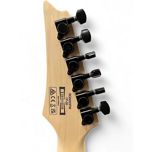 Used Ibanez RG6003FM Blue Solid Body Electric Guitar