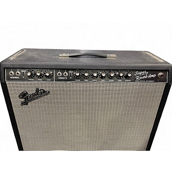 Used 2004 Fender 1965 Reissue Super Reverb 45W 4x10 Tube Guitar Combo Amp