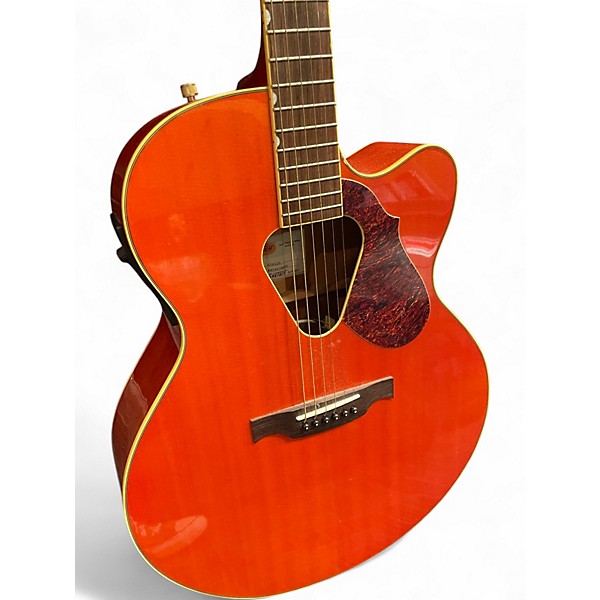 Used Gretsch Guitars G5022CE Rancher Jumbo Orange Acoustic Electric Guitar
