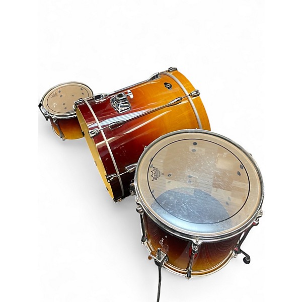 Used 2016 TAMA 3 Piece Superstar Amber Drum Kit