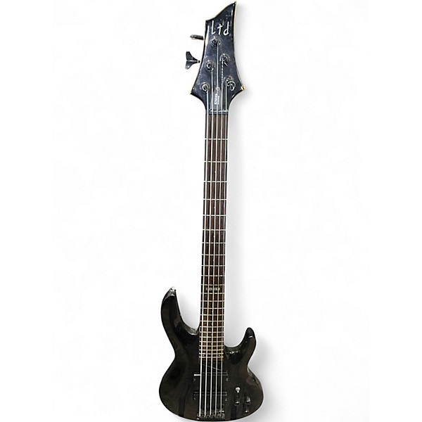 Used ESP LTD B105 5 String BLACK Electric Bass Guitar