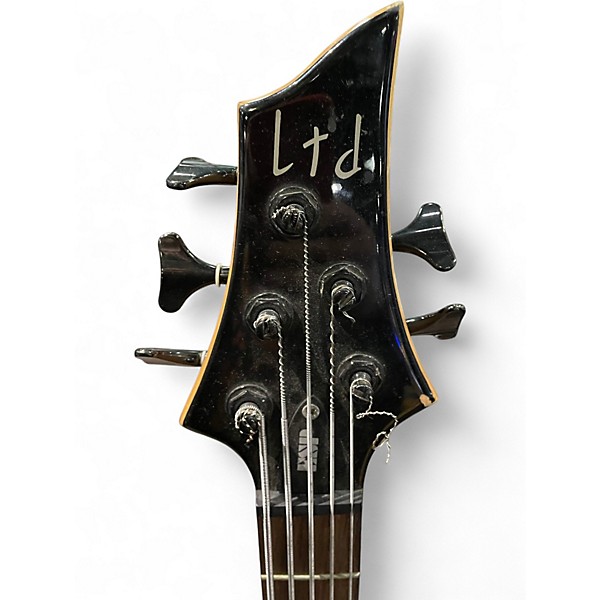Used ESP LTD B105 5 String BLACK Electric Bass Guitar