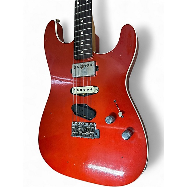 Used Fender Custom Shop GC Dealer Select Journeyman Stratocaster Aged Candy Apple Red Solid Body Electric Guitar