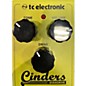 Used TC Electronic Cinders Overdrive Effect Pedal