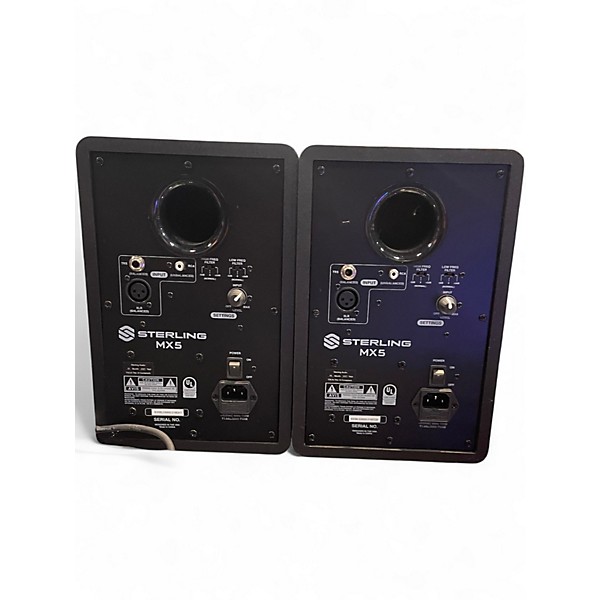Used Sterling Audio MX5 Pair Powered Monitor