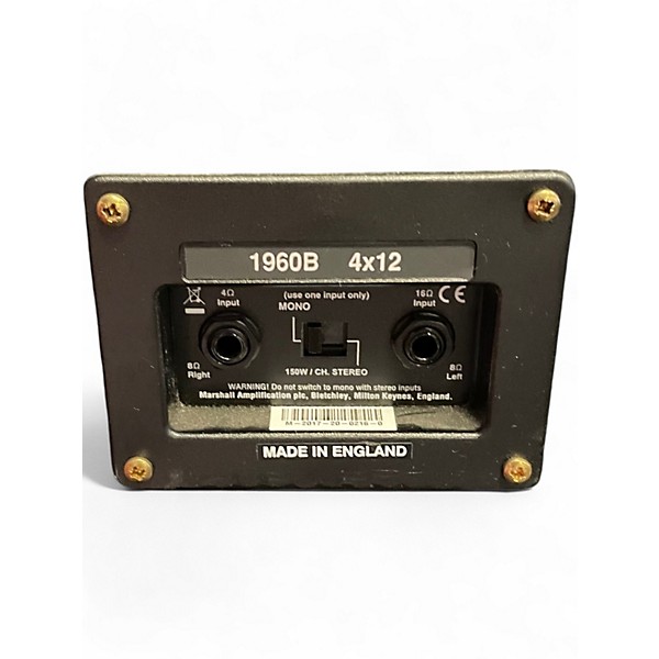 Used Marshall 1960B 4x12 300W Stereo Straight Guitar Cabinet