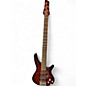 Used Ibanez SR405 5 String Quilted Sunburst Electric Bass Guitar thumbnail