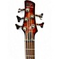 Used Ibanez SR405 5 String Quilted Sunburst Electric Bass Guitar