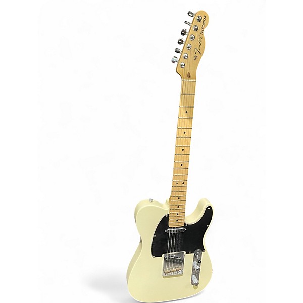 Used Fender American Standard Telecaster Olympic White Solid Body Electric Guitar