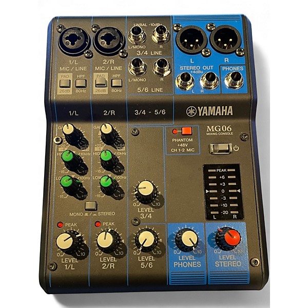 Used 2020s Yamaha MG06 Digital Mixer