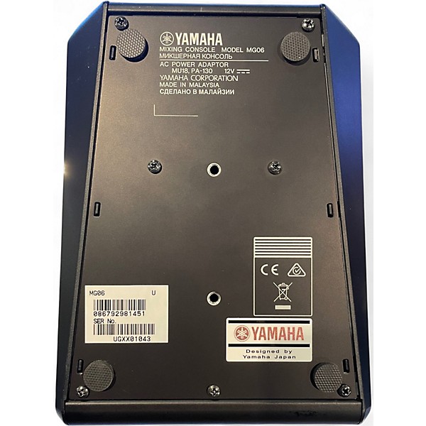 Used 2020s Yamaha MG06 Digital Mixer