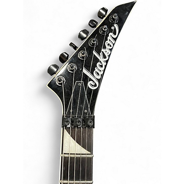 Used Jackson JS34 Black and Silver Solid Body Electric Guitar