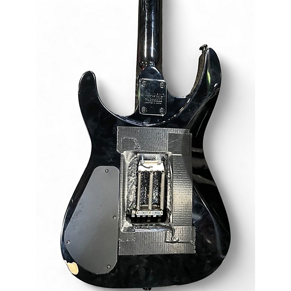 Used Jackson JS34 Black and Silver Solid Body Electric Guitar