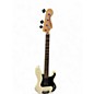 Used Squier Precision Bass White Electric Bass Guitar thumbnail