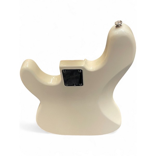 Used Squier Precision Bass White Electric Bass Guitar