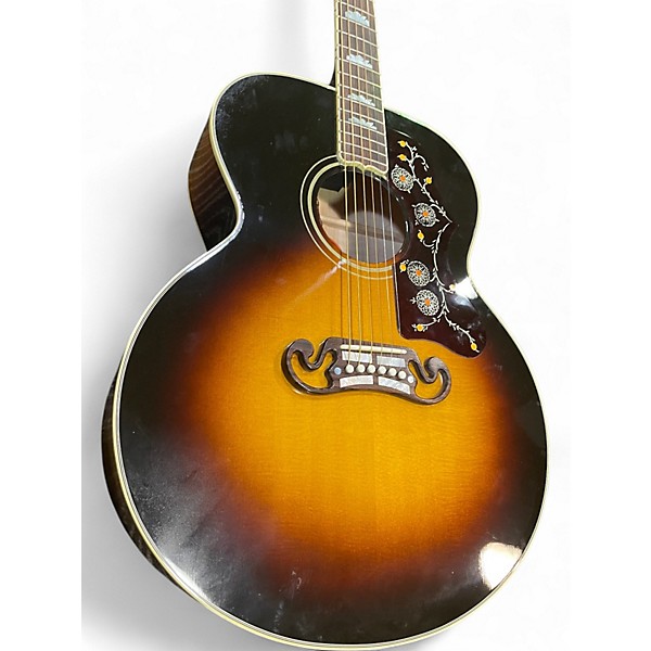 Used Gibson SJ200 Original Vintage Sunburst Acoustic Electric Guitar