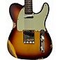 Used Fender 1960 LTD CUSTOM SHOP HEAVY RELIC TELECASTER 3 Color Sunburst Solid Body Electric Guitar