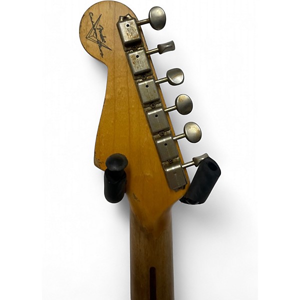 Used Fender 1957 STRATOCASTER SUPER HEAVY RELIC 2 Color Sunburst Solid Body Electric Guitar