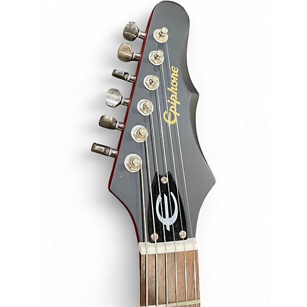 Used Epiphone Worn 1966 Wilshire Wine Red Solid Body Electric Guitar