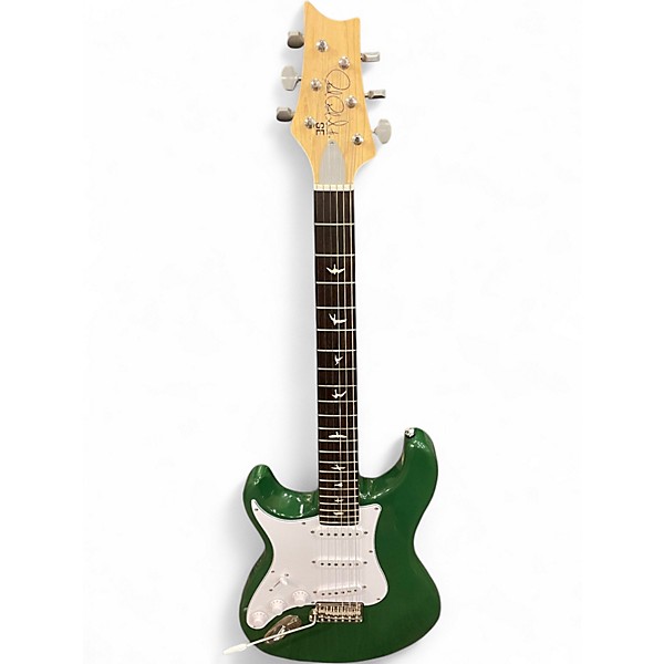 Used PRS SE Silver Sky LAUREL GREEN Solid Body Electric Guitar