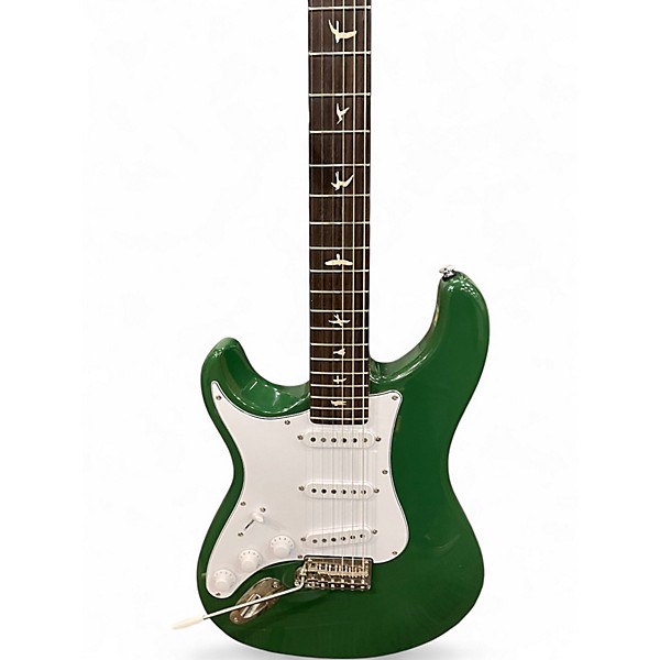 Used PRS SE Silver Sky LAUREL GREEN Solid Body Electric Guitar