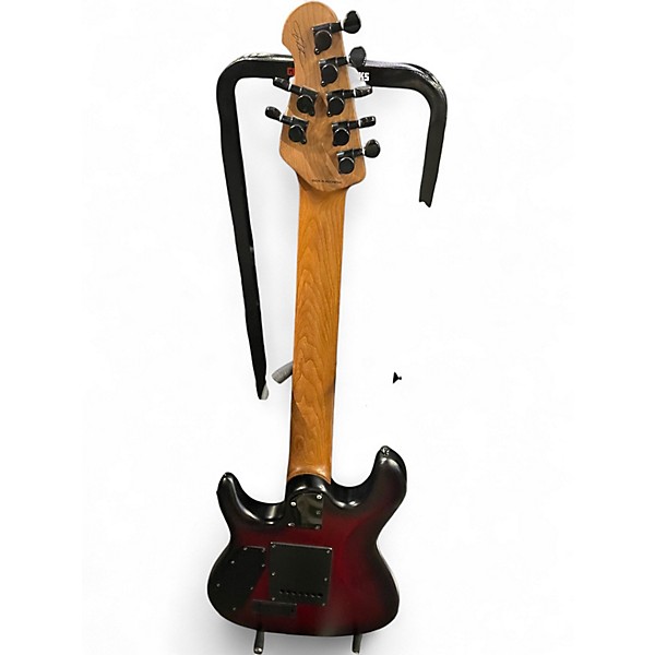 Used Sterling by Music Man ason Richardson Signature 7-String Cutlass Dark Scarlet Burst Satin Solid Body Electric Guitar
