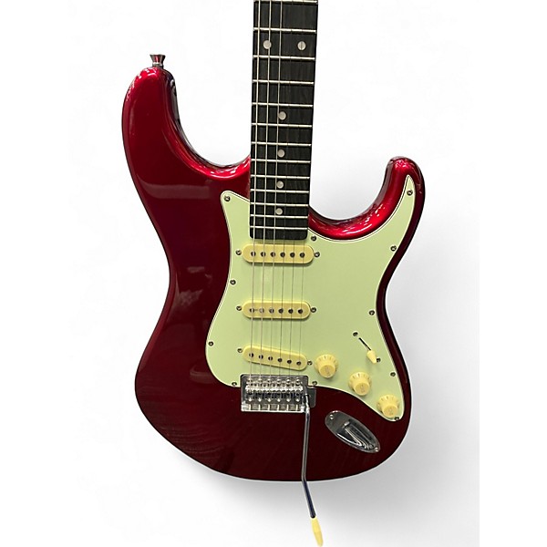 Used Tagima TW SERIES 500 Chrome Red Solid Body Electric Guitar