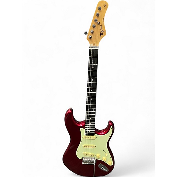 Used Tagima TW SERIES 500 Chrome Red Solid Body Electric Guitar