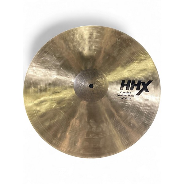 Used SABIAN 14in HHX complex medium hat Cymbal