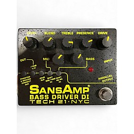 Used Tech 21 Sansamp PBDR Bass Driver DI Bass Effect Pedal