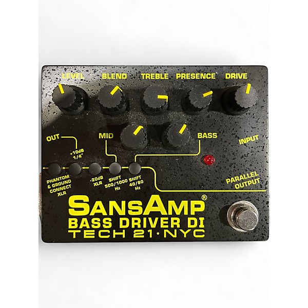Used Tech 21 Sansamp PBDR Bass Driver DI Bass Effect Pedal