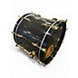 Used Pearl 4 Piece MASTERS CUSTOM Black and Gold Drum Kit
