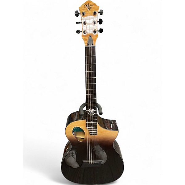 Used Michael Kelly Forte Port X Partial Eclipse Acoustic Electric Guitar