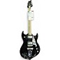 Used Silvertone PSSN1 Paul Stanley Black w/ Mirror Pickguard Solid Body Electric Guitar thumbnail
