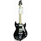 Used Silvertone PSSN1 Paul Stanley Black w/ Mirror Pickguard Solid Body Electric Guitar