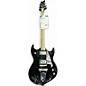Used Silvertone PSSN1 Paul Stanley Black w/ Mirror Pickguard Solid Body Electric Guitar
