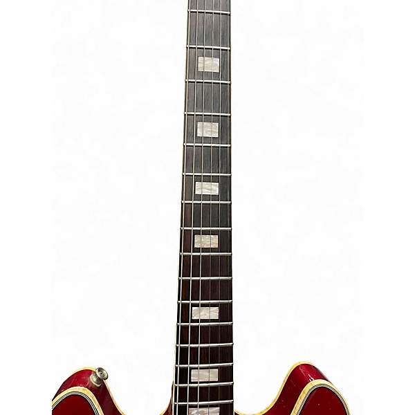 Used Cortley 335 Red Hollow Body Electric Guitar