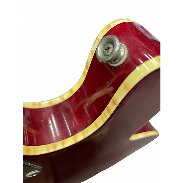 Used Cortley 335 Red Hollow Body Electric Guitar