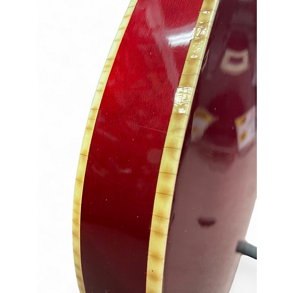 Used Cortley 335 Red Hollow Body Electric Guitar