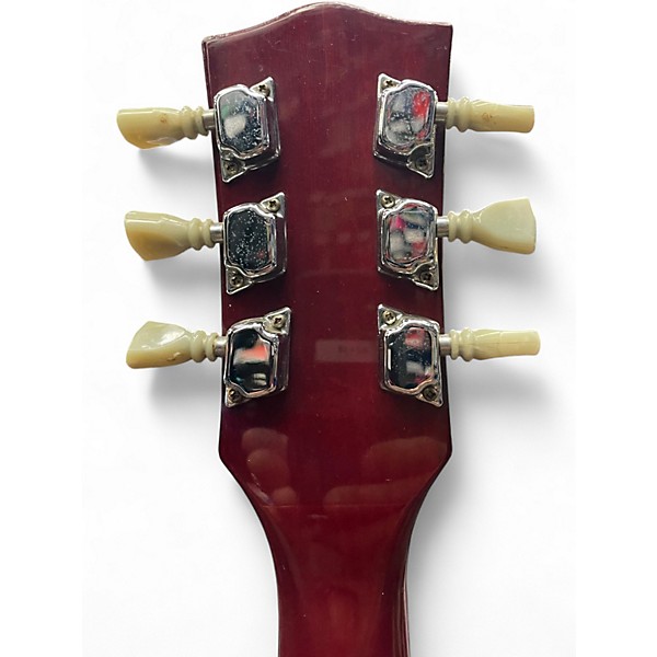 Used Cortley 335 Red Hollow Body Electric Guitar