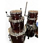 Used Pearl 7 Piece Export Red Drum Kit