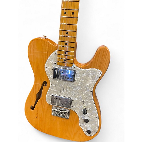 Used Fender AMERICAN VINTAGE II 1972 TELECASTER THINLINE Natural Hollow Body Electric Guitar