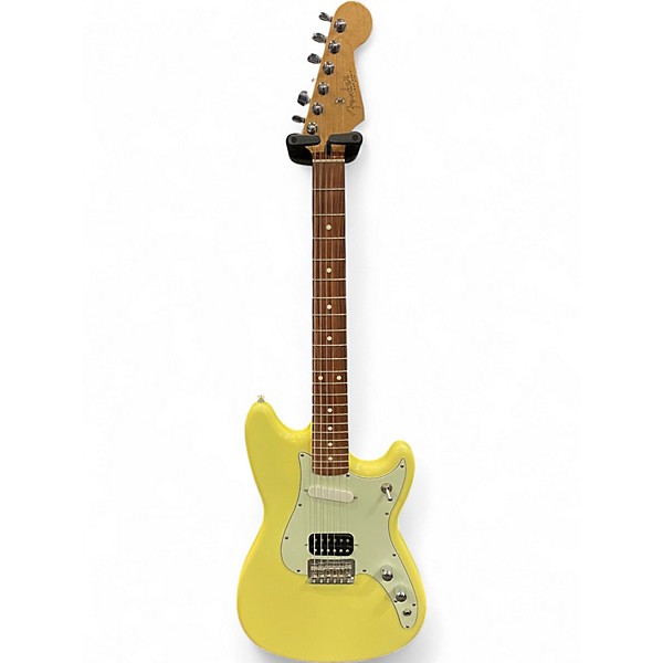 Used Fender Duo Sonic HS Yellow Solid Body Electric Guitar