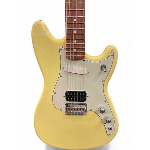 Used Fender Duo Sonic HS Yellow Solid Body Electric Guitar
