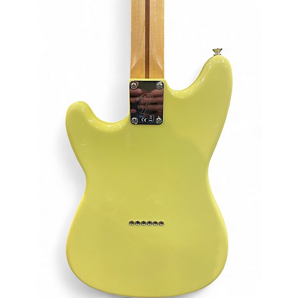 Used Fender Duo Sonic HS Yellow Solid Body Electric Guitar