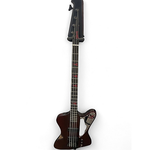 Used 2008 Gibson LIMITED EDITION NIKKI SIXX SIGNATURE THUNDERBIRD RED Electric Bass Guitar