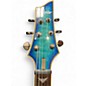 Used Schecter Guitar Research Omen Extreme 6 Ocean Blue Burst Solid Body Electric Guitar
