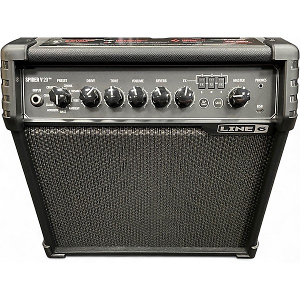 Used 2025 Line 6 SPIDER V20 MK II Guitar Combo Amp